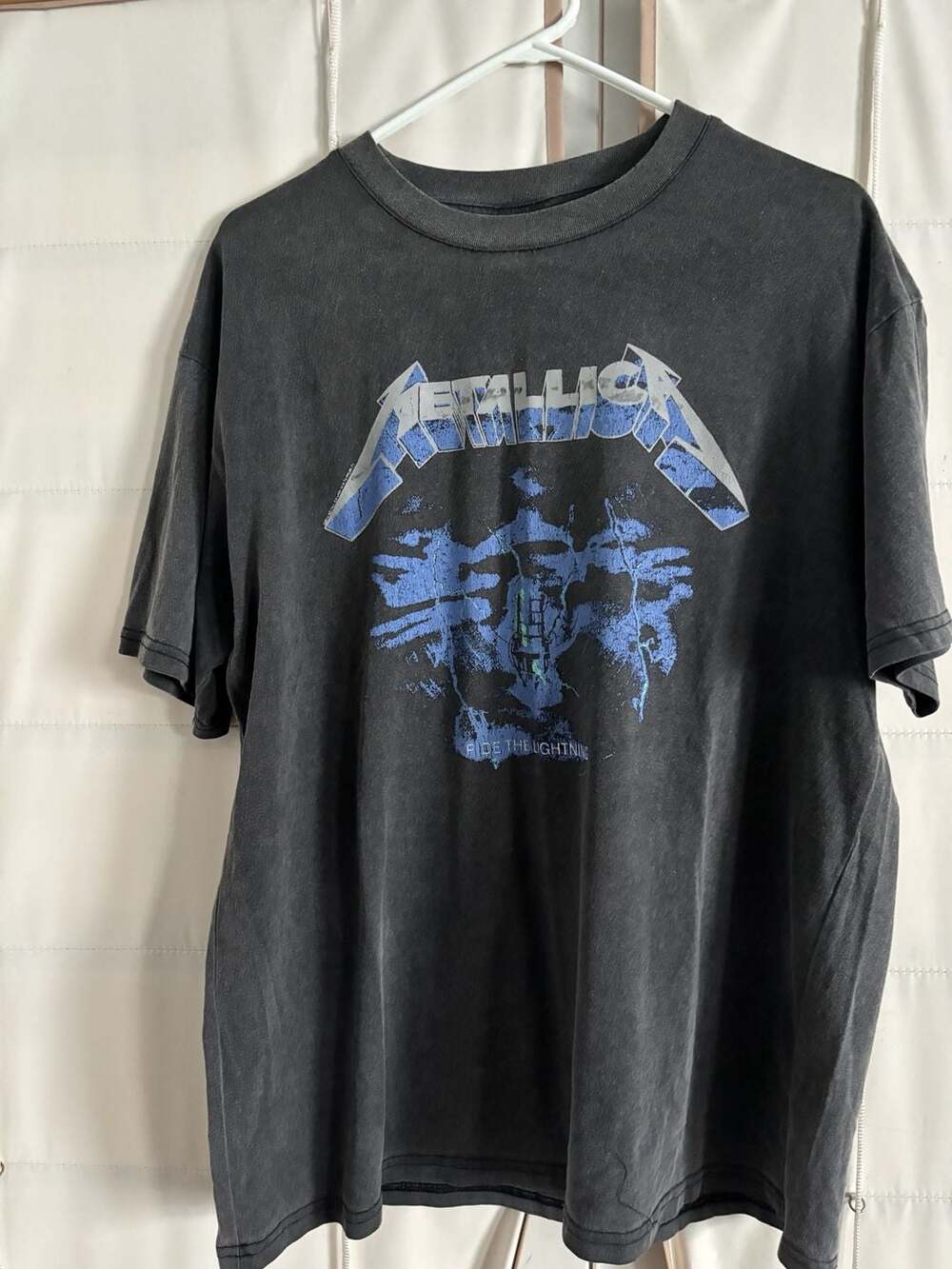 Vintage Metallica Ride The Lightning 30th Anniversary Tour Band T-Shirt Size M G